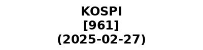 KOSPI 20250227