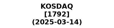KOSDAQ 20250314