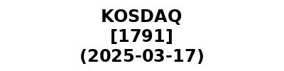 KOSDAQ 20250317