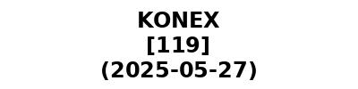KONEX 20250527