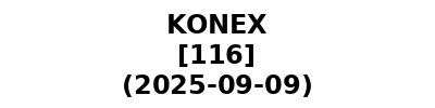 KONEX 20250909